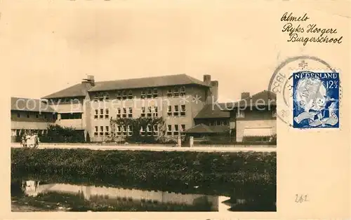 AK / Ansichtskarte Almelo Ryks Hoogere Burgerschool Almelo