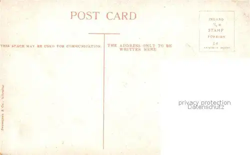 AK / Ansichtskarte Gibraltar The Rock from Spanish Lines Gibraltar