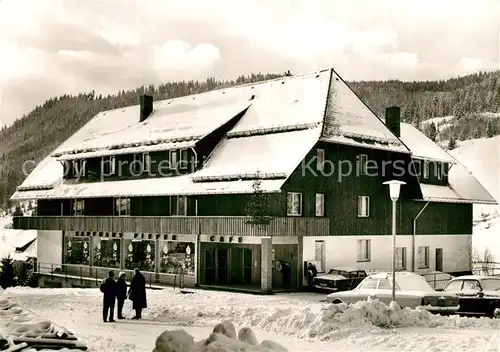 AK / Ansichtskarte Menzenschwand Kaufhaus Pension Cafe Pieper Menzenschwand