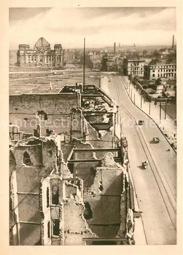 AK / Ansichtskarte Berlin Stresemann Strasse mit Reichstag Berlin