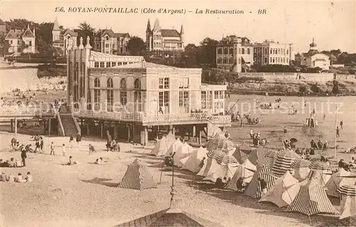AK / Ansichtskarte Royan_Charente Maritime Pontaillac La Restauration Royan Charente Maritime