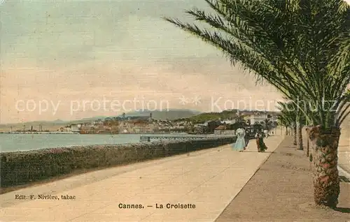 AK / Ansichtskarte Cannes_Alpes Maritimes La Croisette Cannes Alpes Maritimes