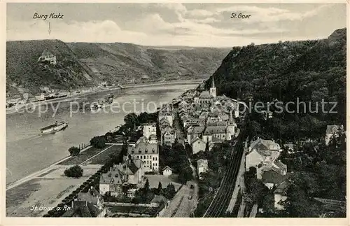 AK / Ansichtskarte St_Goar_Rhein Panorama 
