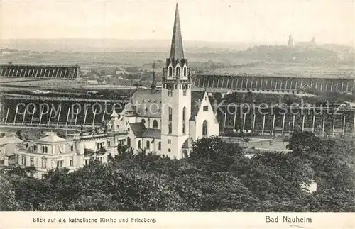 AK / Ansichtskarte Bad_Nauheim Katholische Kirche Friedberg Bad_Nauheim