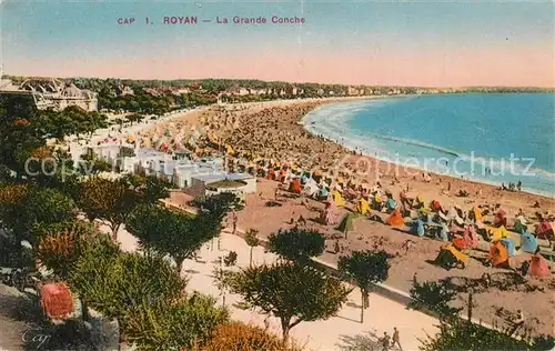 AK / Ansichtskarte Royan_Charente Maritime Grande Conche Royan Charente Maritime