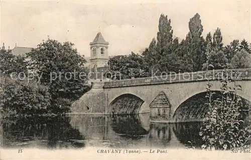 AK / Ansichtskarte Cravant_Yonne Pont Cravant Yonne