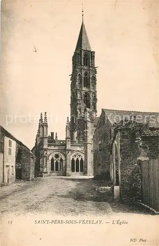 AK / Ansichtskarte Saint Pere sous Vezelay Eglise Saint Pere sous Vezelay