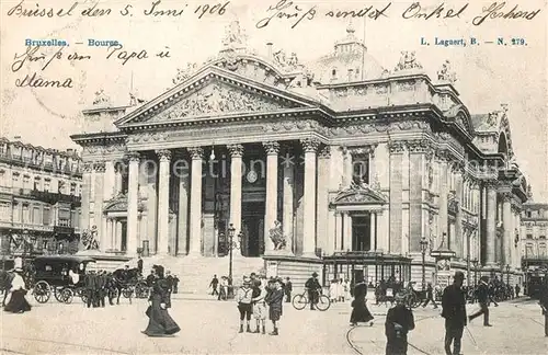 AK / Ansichtskarte Bruxelles_Bruessel Bourse Bruxelles_Bruessel
