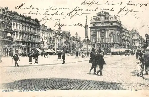 AK / Ansichtskarte Bruxelles_Bruessel Place de Brouckere Bruxelles_Bruessel