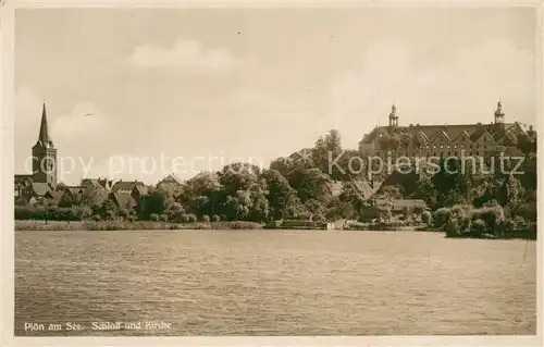 AK / Ansichtskarte Ploen_See Schloss Kirche Ploen_See