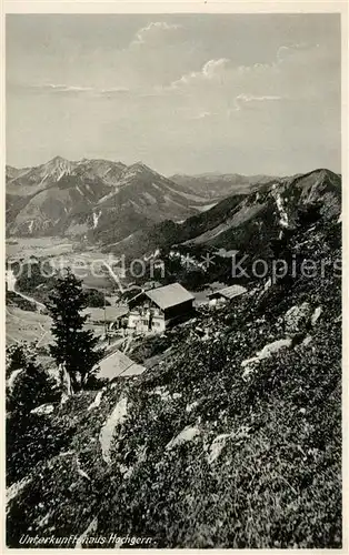 AK / Ansichtskarte Hochgernhaus Unterkunftshaus Hochgernhaus