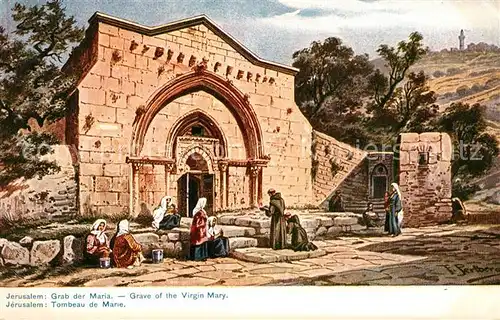 AK / Ansichtskarte Jerusalem_Yerushalayim Grab der Marie Jerusalem_Yerushalayim