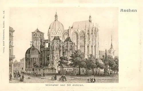 AK / Ansichtskarte Aachen Muenster  Aachen