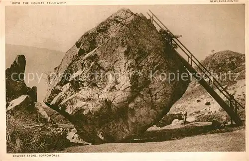 AK / Ansichtskarte Borrowdale Bowder Stone Borrowdale
