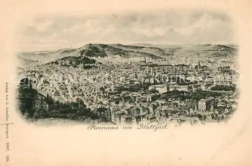 AK / Ansichtskarte Stuttgart Panorama Stuttgart