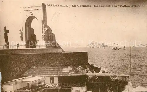 AK / Ansichtskarte Marseille_Bouches du Rhone Monument des Poilus d Orient Marseille