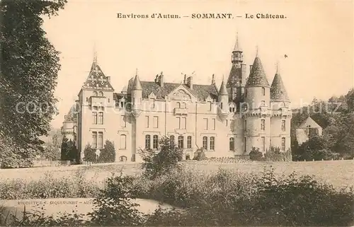 AK / Ansichtskarte Sommant Chateau Schloss Sommant