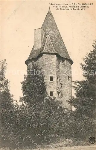 AK / Ansichtskarte Charolles Vieille Tour reste du Chateau de Charles le Temeraire Charolles