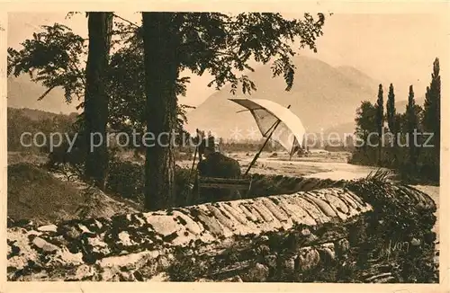 AK / Ansichtskarte Argeles Gazost Coin pittoresque sur le Viscos et le Gave Argeles Gazost