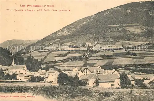 AK / Ansichtskarte Ancizan Vue generale Vallee d Aure Ancizan