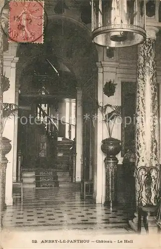 AK / Ansichtskarte Aubry le Panthou Chateau le Hall Aubry le Panthou