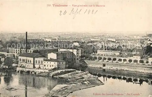 AK / Ansichtskarte Toulouse_Haute Garonne Vue generale sur le Bazacle Toulouse Haute Garonne