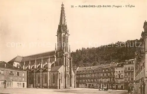 AK / Ansichtskarte Plombieres les Bains_Vosges Eglise Kirche Plombieres les Bains