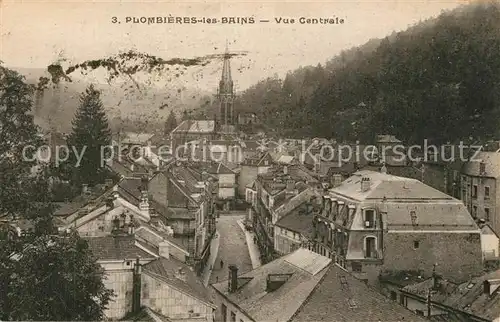 AK / Ansichtskarte Plombieres les Bains_Vosges Vue centrale Plombieres les Bains