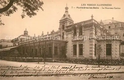 AK / Ansichtskarte Plombieres les Bains_Vosges Le nouveau casino Plombieres les Bains