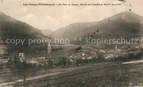 AK / Ansichtskarte Raon sur Plaine et Raon les Leau Villages au pied du Donon dans les Vosges Raon sur Plaine