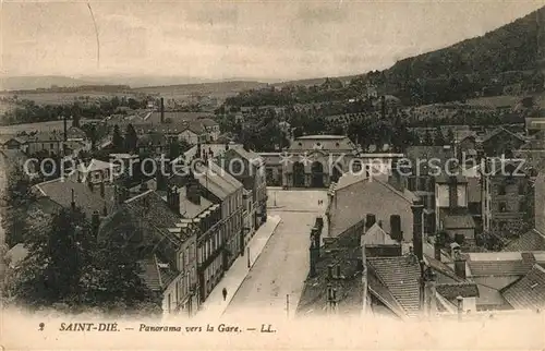 AK / Ansichtskarte Saint Die des Vosges Panorama vers la gare Saint Die des Vosges