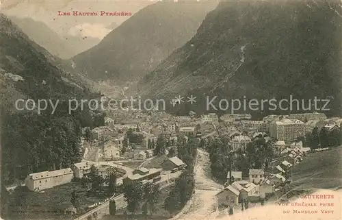 AK / Ansichtskarte Cauterets Vue generale prise du Mamelon Vert Cauterets