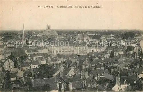 AK / Ansichtskarte Troyes_Aube Panorama est vue prise de la Madeleine Troyes Aube