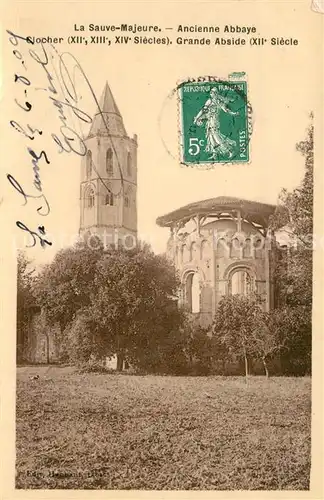 AK / Ansichtskarte La_Sauve Ancienne Abbaye La_Sauve