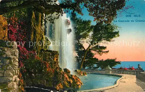 AK / Ansichtskarte Nice_Alpes_Maritimes La Cascade du Chateau Nice_Alpes_Maritimes