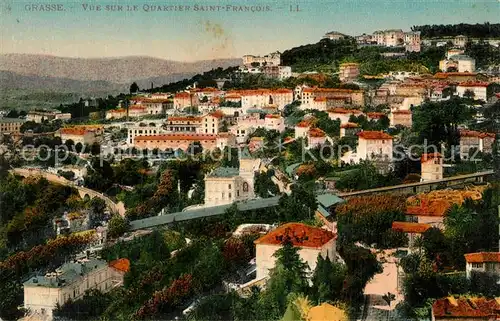 AK / Ansichtskarte Grasse_Alpes_Maritimes Vue sur le Quartier Saint Francois Grasse_Alpes_Maritimes