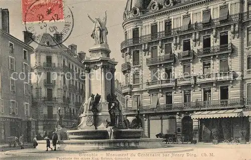 AK / Ansichtskarte Grenoble Monument du Centenaire par Henry Ding Grenoble