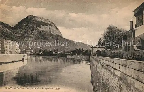 AK / Ansichtskarte Grenoble Les Quais et le St Eynard Grenoble