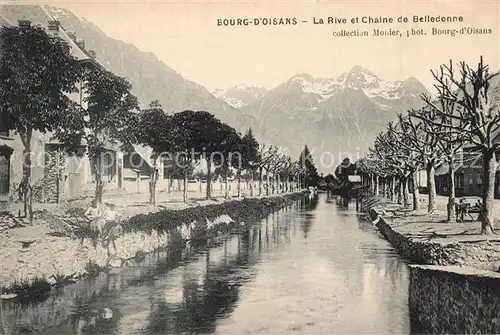AK / Ansichtskarte Bourg d_Oisans_Le La Rive et Chaine de Belledonne Bourg d_Oisans_Le