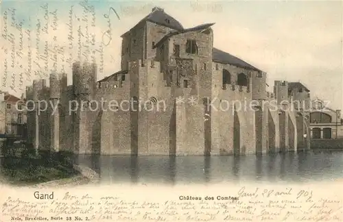AK / Ansichtskarte Gand_Belgien Chateau des Comtes Gand Belgien