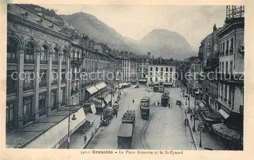 AK / Ansichtskarte Grenoble La Place Grenette et le St Eynard Grenoble