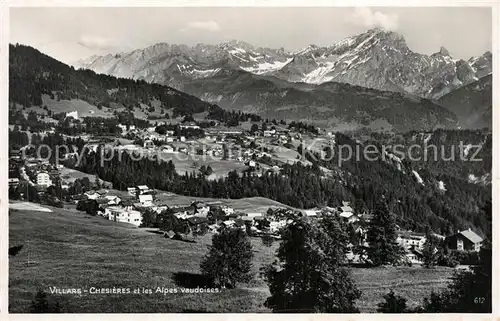 AK / Ansichtskarte Villars_Chesieres et les Alpes vaudoises Villars_Chesieres