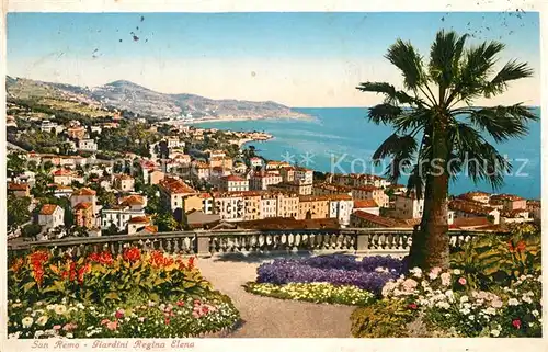 AK / Ansichtskarte San_Remo Giardini Regina Elena San_Remo