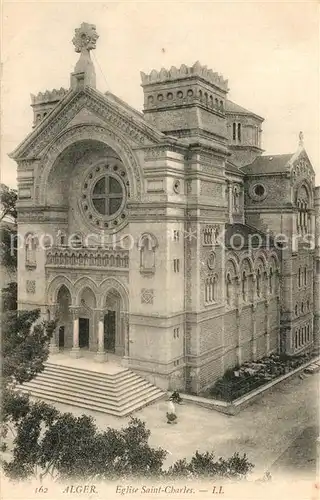 AK / Ansichtskarte Alger_Algerien Eglise Saint Charles Alger Algerien