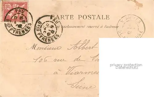 AK / Ansichtskarte Pau Pont vue de Jurancon Pau