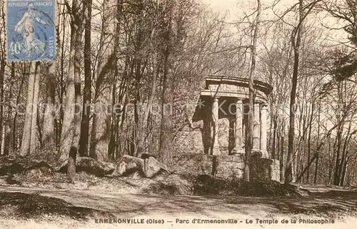 AK / Ansichtskarte Ermenonville Parc Temple de la Philosophie Ermenonville