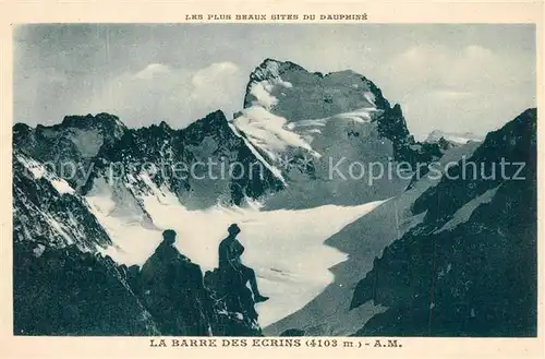 AK / Ansichtskarte Bergsteigen_Klettern Barre des Ecrins Dauphine 