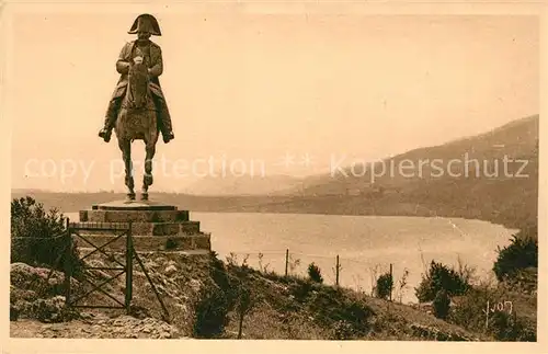 AK / Ansichtskarte Napoleon_Bonaparte Statue Lac de Laffrey  