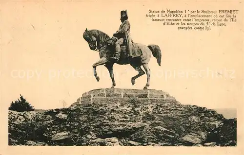 AK / Ansichtskarte Napoleon_Bonaparte Statue Laffrey  