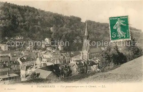 AK / Ansichtskarte Plombieres les Bains_Vosges Vue panoramique vers le Chonot Plombieres les Bains